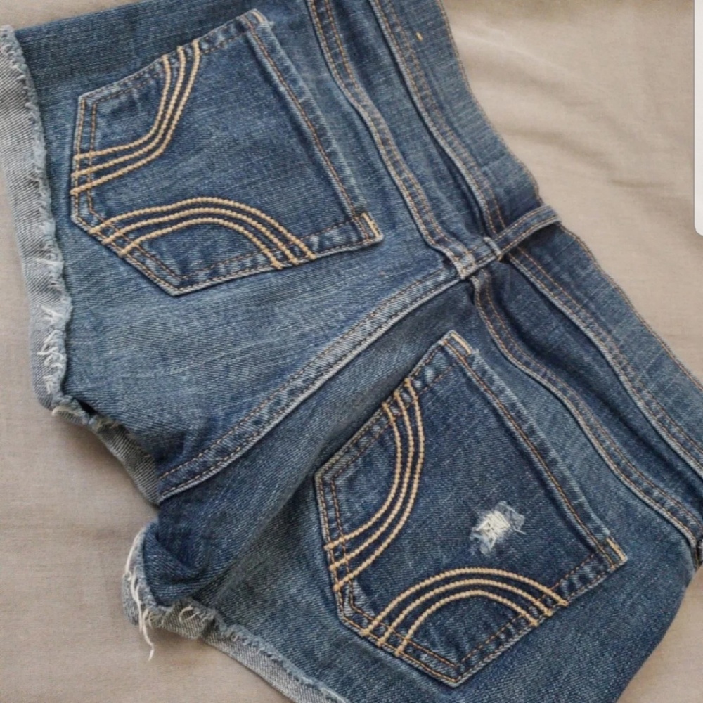 Hollister jean shorts